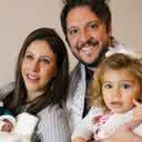 André Vasco com a esposa e os filhos, Wolf, mais novo, e Maya - andrevasco/Instagram
