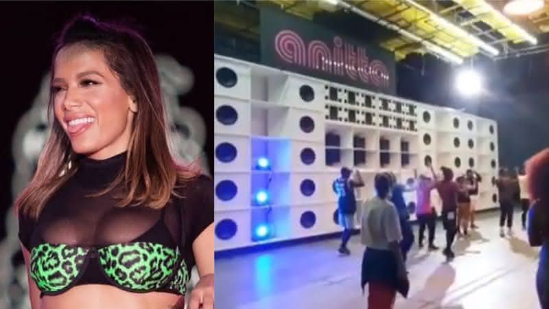 Palco de Anitta dá pistas sobre seu show - Reprodução/Instagram/YouTube
