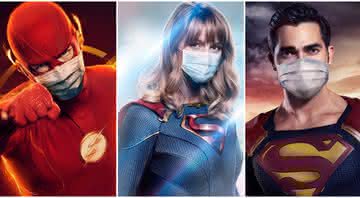 Heróis do Arrowverse usam máscaras de proteção contra o coronavírus em novos cartazes - Divulgação/The CW