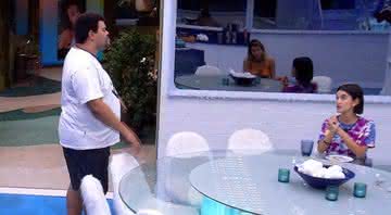 Babu Santana e Manu Gavassi no Big Brother Brasil 20 - Transmissão Globo