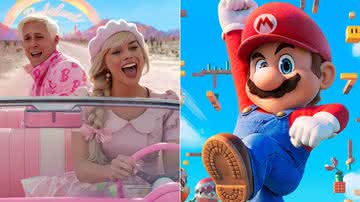 "Barbie" supera "Super Mario Bros." e se torna o maior filme de 2023 nos EUA - Divulgação/Warner Bros. Pictures/Universal Pictures