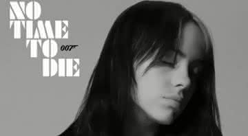 Capa do single No Time To Die, do filme 007: Sem Tempo Para Morrer - Interscope Records