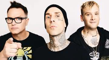 Mark, Travis e Matt em foto de divulgação do Blink-182 - Instagram