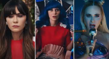 Zooey Deschanel é confundida com Katy Perry no clipe de "Not the End of the World" - Reprodução/YouTube