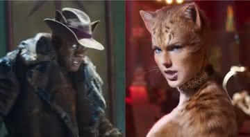 Idris Elba e Taylor Swift em 'Cats'. Reprodução/YouTube