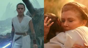 Daisy Ridley gravou cenas em que sua personagem interagia com Leia sem a presença de Carrie Fisher, morta em 2016 - Lucasfilm