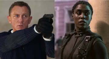 Daniel Craig e Lashana Lynch em 007: Sem Tempo Para Morrer: rumores diziam que a atriz interpretaria uma versão feminina de James Bond - Divulgação/Universal Pictures