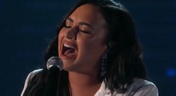Demi Lovato durante o Grammy 2020 - CBS