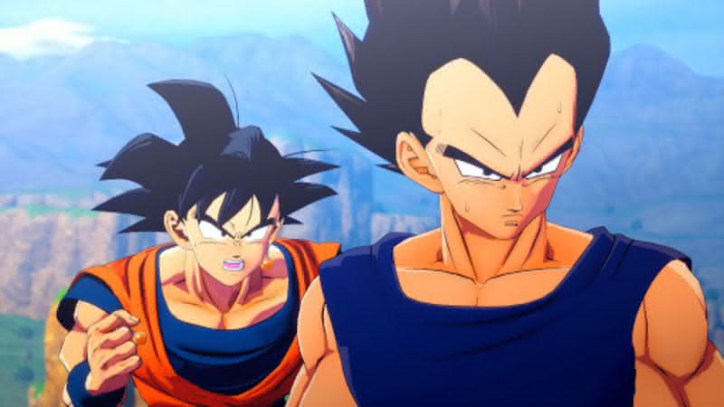 Goku e Vegeta em Dragon Ball Z: Kakarot - Bandai Namco