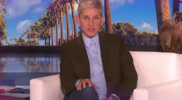Ellen DeGeneres em seu programa - Reprodução/YouTube