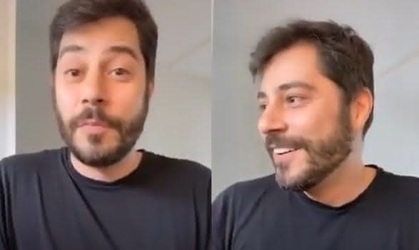 Evaristo Costa em vídeo publicado no Tik Tok - Instagram