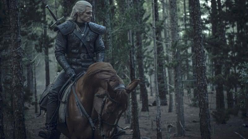 Geralt e Roach na primeira temporada de The Witcher - Netflix