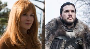 Nicole Kidman em seu papel em Big Little Lies e Kit Harington como Jon Snow em Game of Thrones - HBO