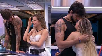 Guilherme e Gabi Martins se beijam na cozinha do BBB20 - Globo