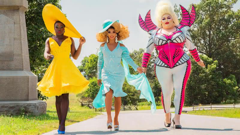 Shangela, Bob the Drag Queen e Eureka na primeira imagem do programa - Divulgação/HBO