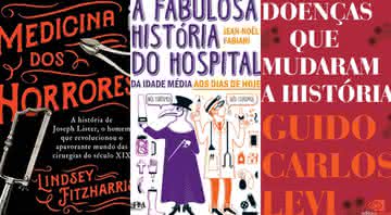 4 livros sobre epidemias e histórias bizarras da medicina - Reprodução/Amazon