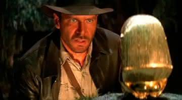 Harrison Ford caracterizado como Indiana Jones - Lucasfilm