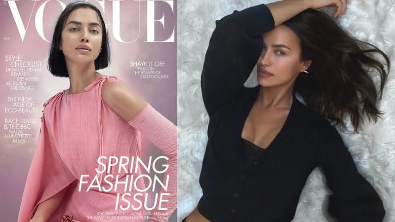 A modelo é capa da Vogue na edição de fevereiro - Instagram