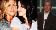 Jennifer Aniston e Courteney Cox são amigas desde Friends, na época do relacionamento com Brad Pitt - Reprodução/Instagram/YouTube