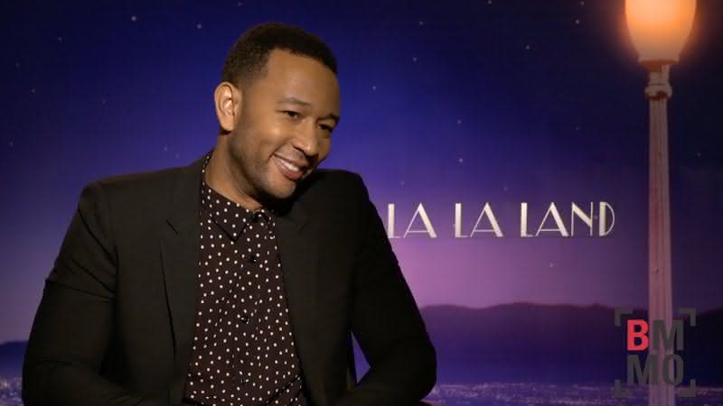 John Legend durante entrevista sobre o filme La La Land, onde ele atua - YouTube