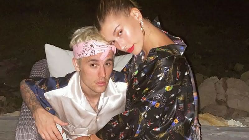 Hailey e Justin Bieber compartilham clique apaixonado nas redes sociais - Reprodução/Instagram