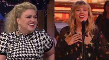Kelly Clarkson e Taylor Swift - Reprodução/YouTube