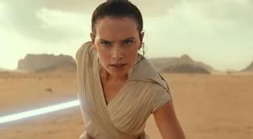 A atriz Daisy Ridley como Rey em cena de 'Star Wars: The Rise of Skywalker' - Reprodução/Lucasfilm