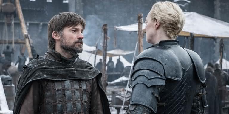 Jaime Lannister e Brienne de Tarth - Divulgação/HBO