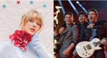 Taylor Swift e Jonas Brothers. - Reprodução/Instagram