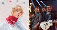 Taylor Swift e Jonas Brothers. - Reprodução/Instagram