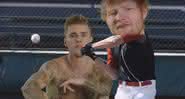 Justin Bieber e Ed Sheeran no clipe de 'I Don't Care' - Reprodução/YouTube
