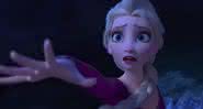 Elsa no trailer de 'Frozen 2'. - Reprodução/Disney