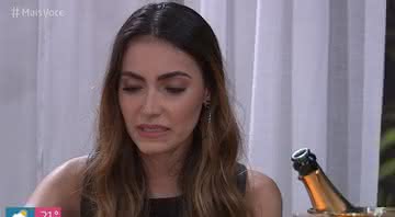 Nicole França no quadro do programa 'Mais Você'. - Reprodução/TV Globo