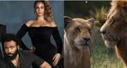 Beyoncé e Donald Glover dublam Nala e Simba em 'O Rei Leão' - Reprodução/Montagem