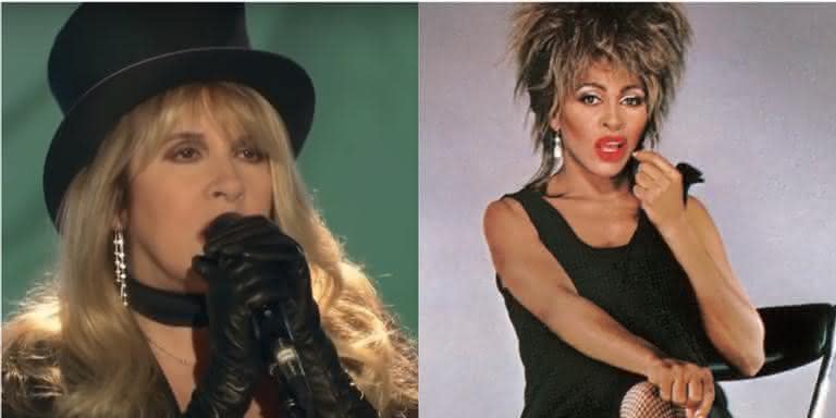 Stevie Nicks e Tina Turner - Reprodução/YouTube; Diculgação