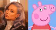 Iggy Azalea e Peppa Pig trocam mensagens via redes sociais e brincam com situação - Reprodução/Instagram/E1 Kids