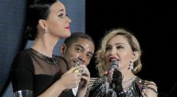 Katy Perry e Madonna em 2017, durante turnê do álbum Rebel Heart - YouTube