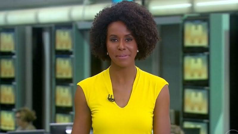 A apresentadora Maju Coutinho repostou um vídeo de uma garotinha negra se comparando a ela - Reprodução/TV Globo