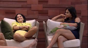 Manu Gavassi e Mari Gonzalez no Big Brother Brasil 20 - Transmissão Globo