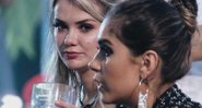 Marcela e Gizelly durante festa no Big Brother Brasil 20 - Reprodução/Globoplay