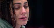 Mari Gonzalez chora por estar no paredão - Globo