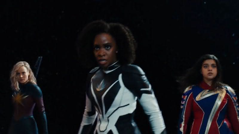 "As Marvels", que estreia em novembro, reúne Capitã Marvel, Ms. Marvel e Monica Rambeau para enfrentar uma ameaça intergaláctica - Divulgação/Marvel Studios