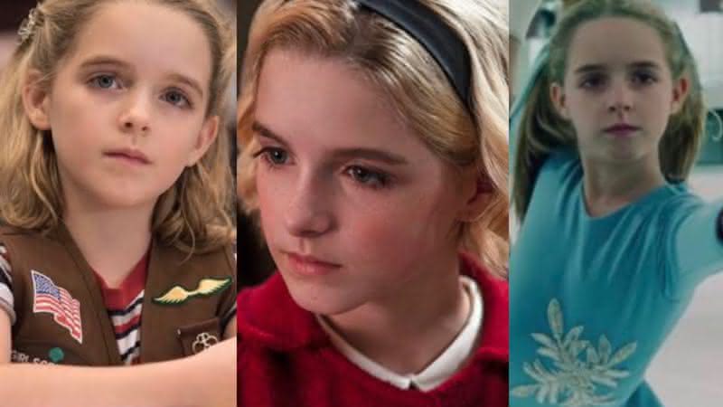 Mckenna Grace como Carol Danvers, Sabrina e Tonya em produções - Disney/Netflix/California Filmes
