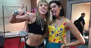 Dua Lipa e Miley Cyrus - Reprodução/Instagram