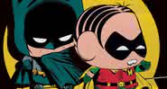 Cebolinha e Mônica em cartaz para a CCXP em homenagem ao Batman - Twitter/Wagner Loud