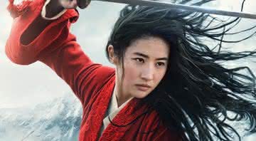 Liu Yifei como a guerreira chinesa em Mulan - Divulgação/Disney