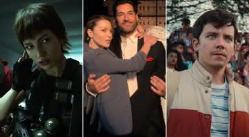 Novas temporadas de "La Casa de Papel", "Lucifer" e "Sex Education" são os grandes destaques do mês - (Divulgação/Netflix)