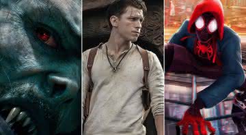 "Morbius", "Uncharted" e a sequência de "Homem-Aranha no Aranhaverso" devem parar na Netflix após acordo de exclusividade com a Sony - Divulgação/Sony Pictures
