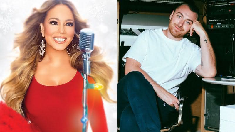 Mariah Carey e Sam Smith - Reprodução/Instagram