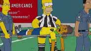 "Os Simpsons" previu lesão de Neymar na Copa do Mundo - Reprodução: Star+